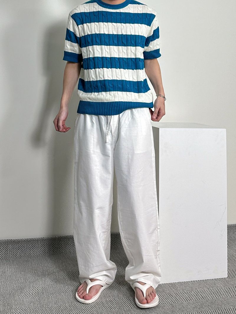 Los Linen wide pants