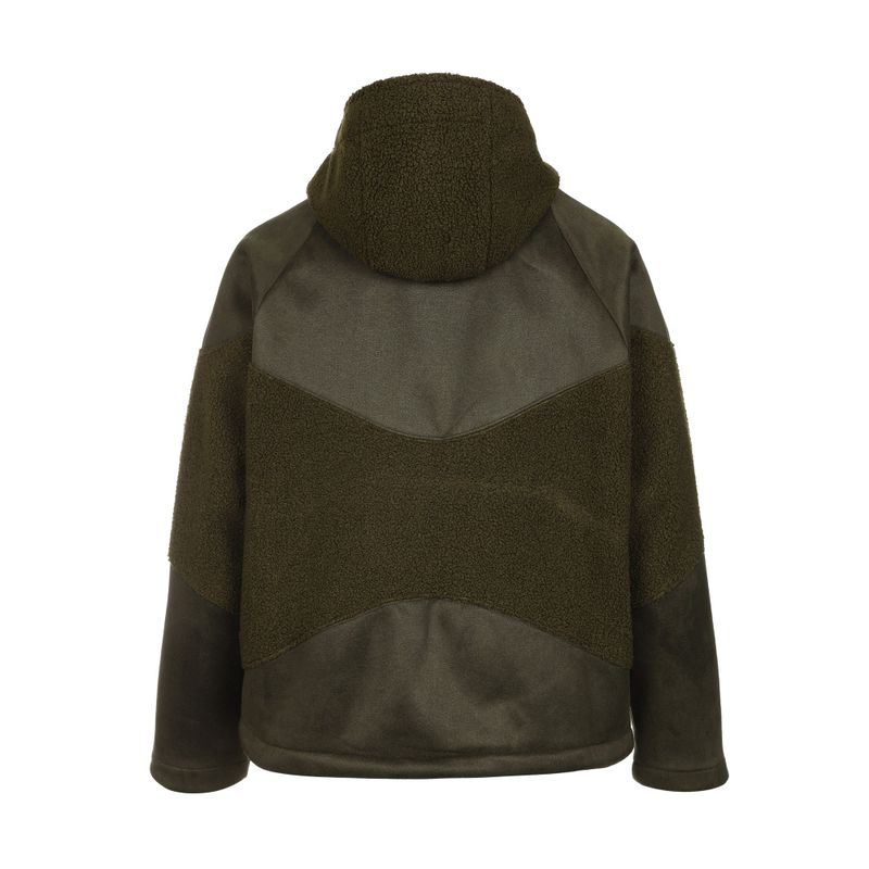 FLEECE HOODIE ZIP-UP [KHAKI]