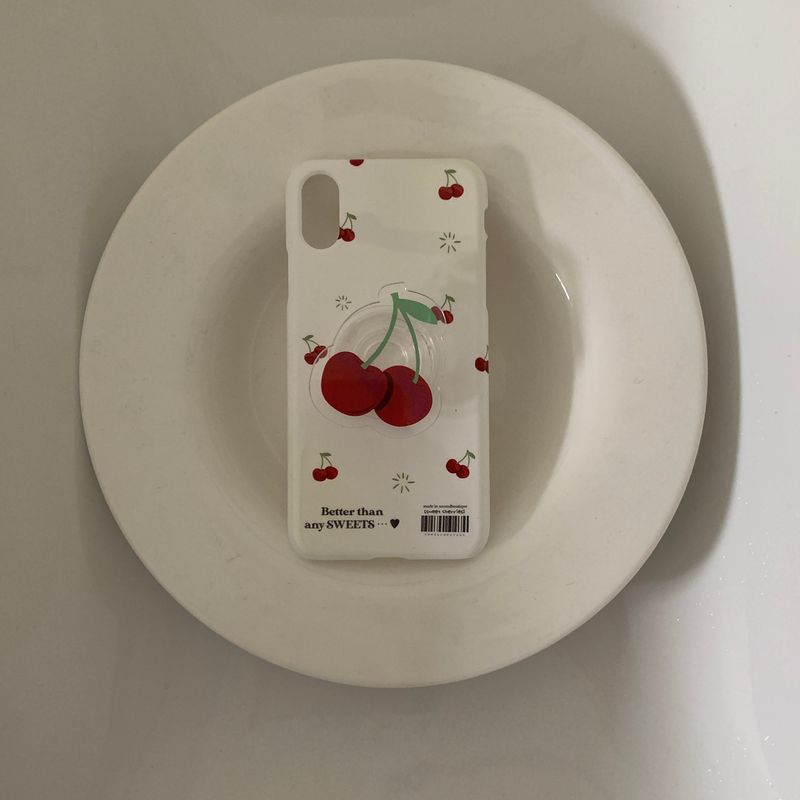 secondboutique（セカンドブティック）の「[MADE] acrylic Tok Fruit Fruit tok_ Cherry acrylic tok_Basic type smart talk（Smartphone Accessories）」