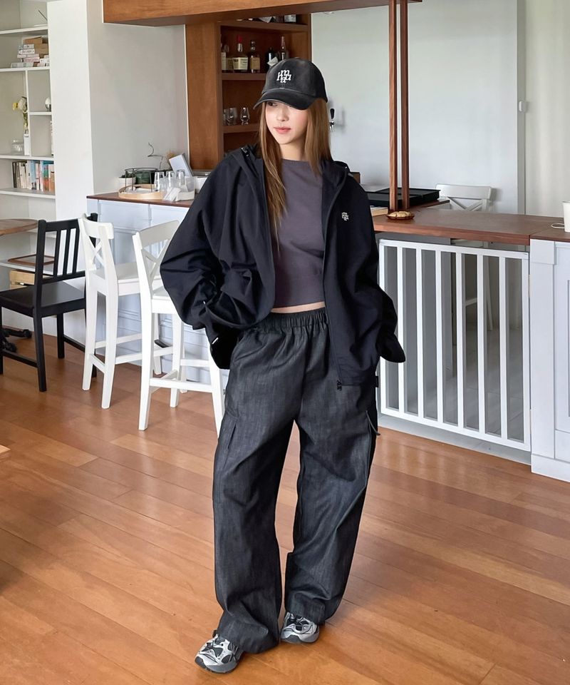 STITCH LOGO WINDBREAKER JACKET