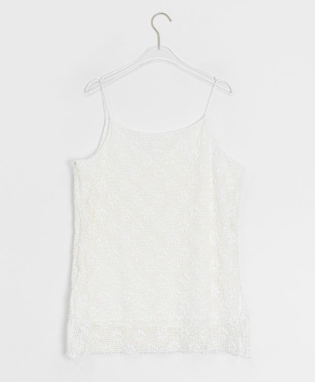 Foreri Punching Lace Layered Strap Sleeveless Mini One Piece