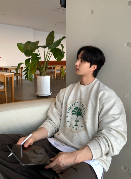 LOOKPLE（ルックプル）の「Foton Florida Print Over Sweatshirt（Tops）」