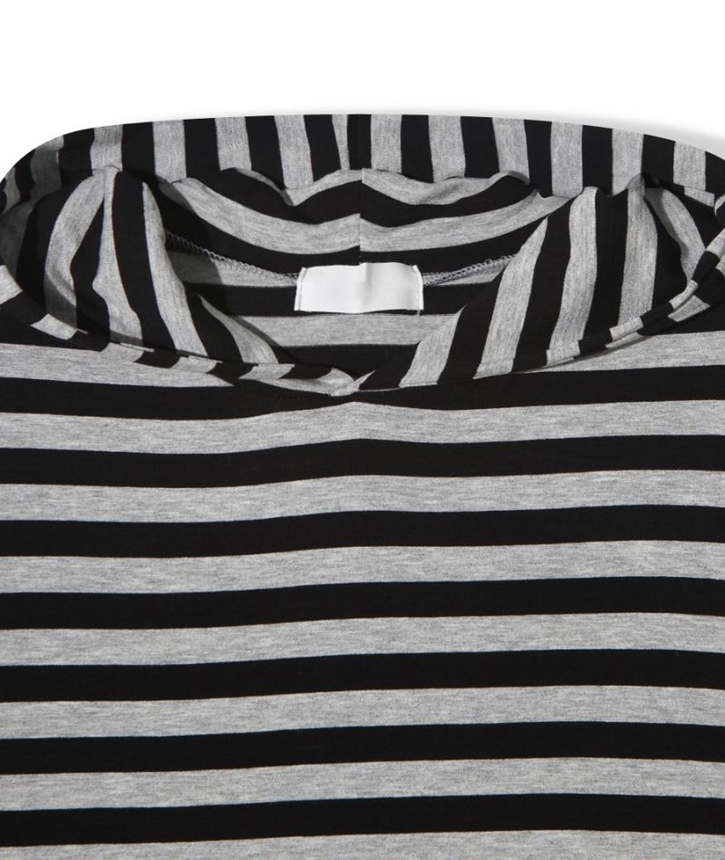 stripe hoody T