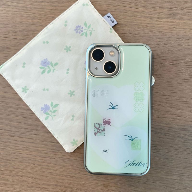 [MADE][Epoxy Silver Bumper Case] Spring-Scented Pieces