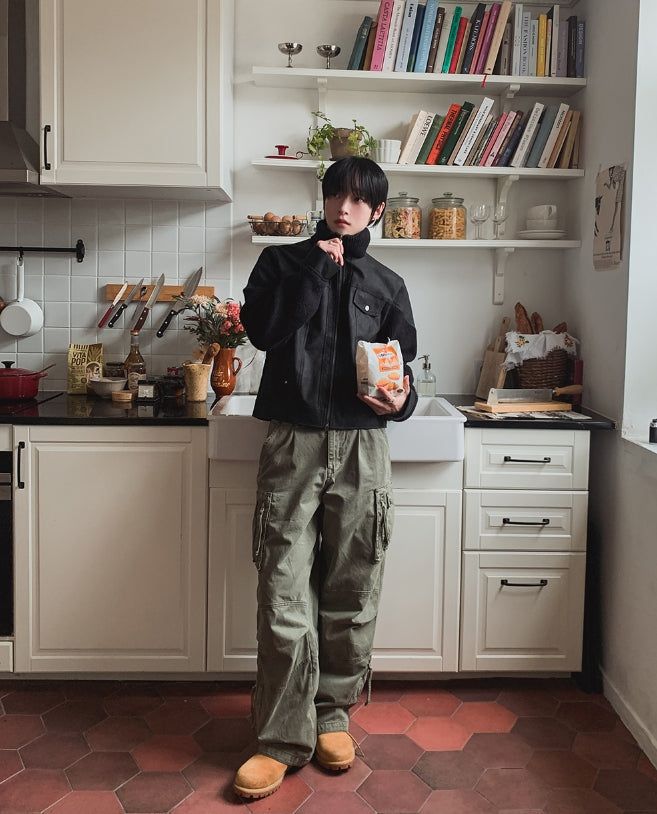 Warp Vintage Dyeing Balloon Cargo Pants