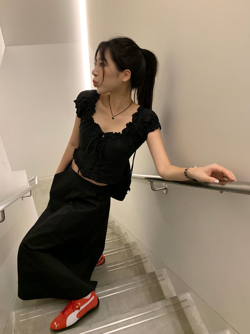 [MADE] POUTO COTTON LONG SKIRT