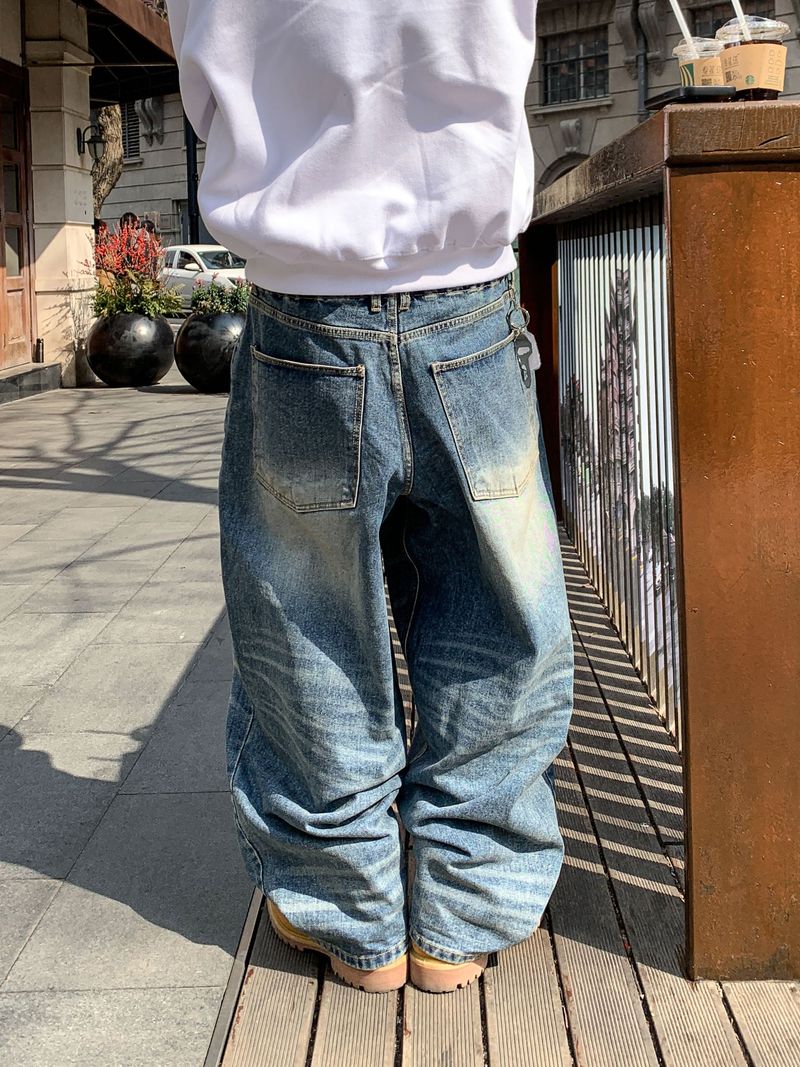 Look Chief Tiger Balloon Denim Pants