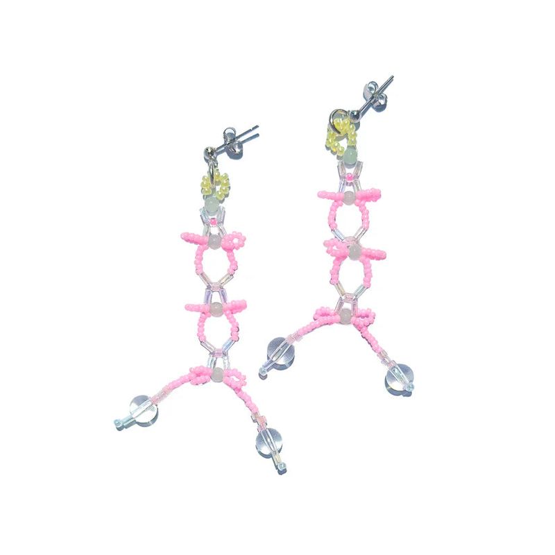 Jüü Jüü（ジュジュ）の「ジェイドミニリボンピアス（アクセサリー）」