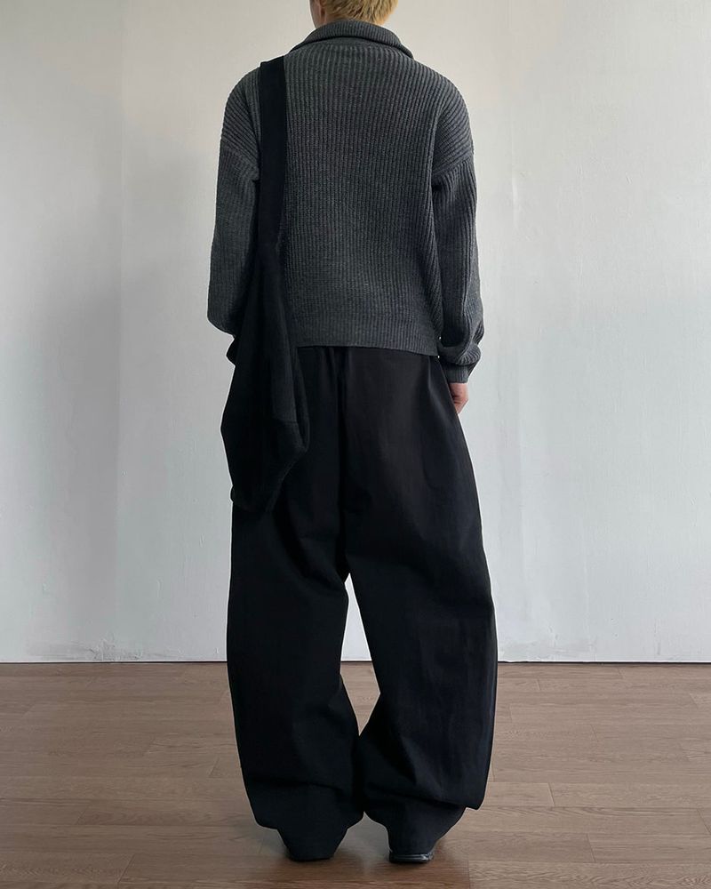 Tony Curved Cotton Pants
