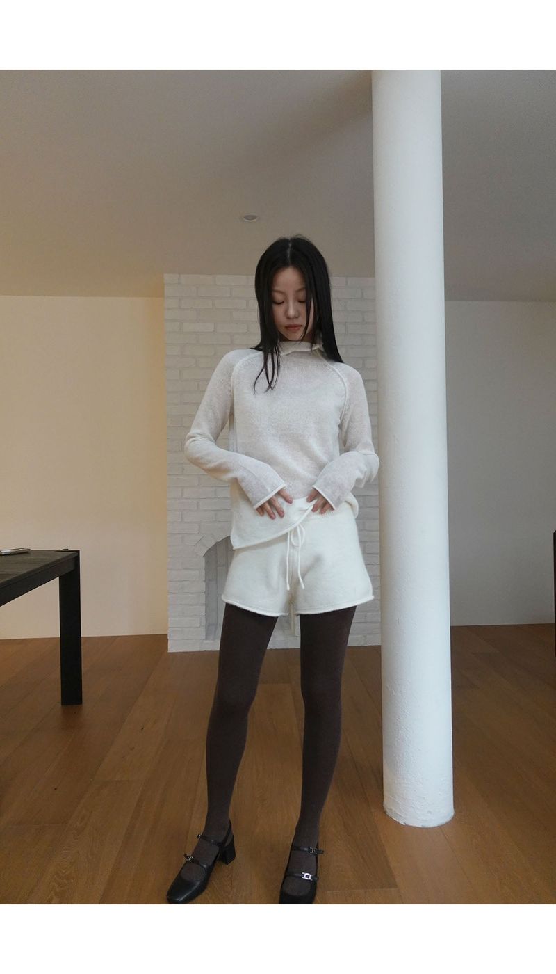 most knit shorts (3C)