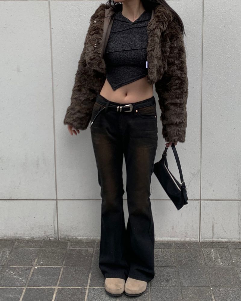 Snow bolero hood jumper
