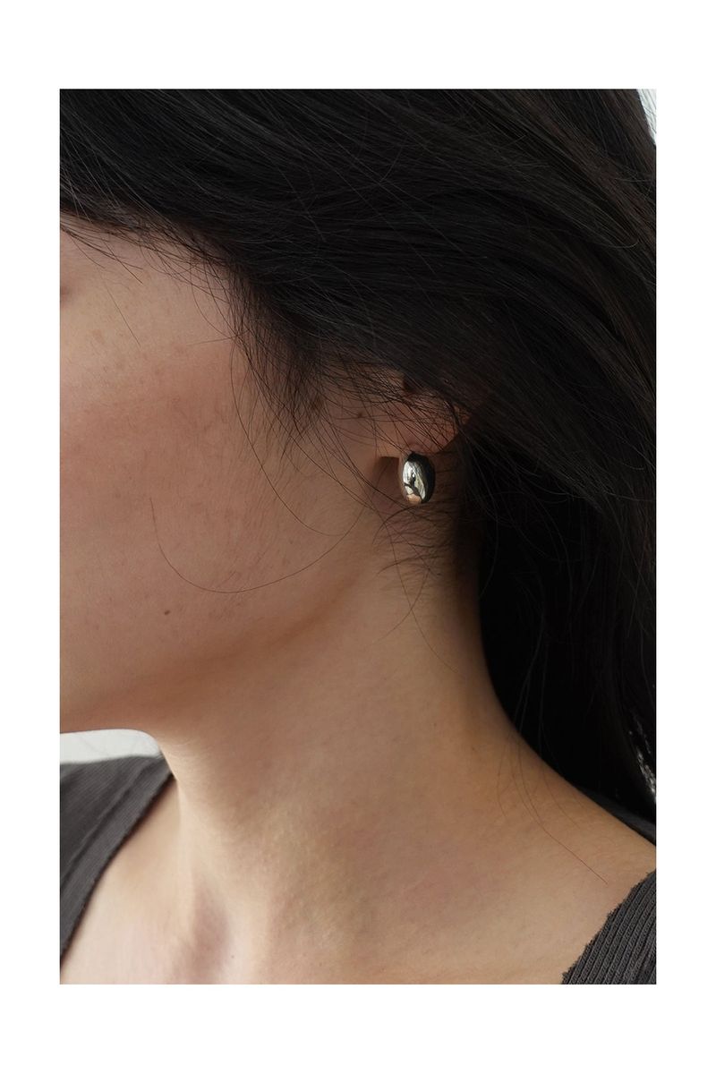 plump earrings (silver925)