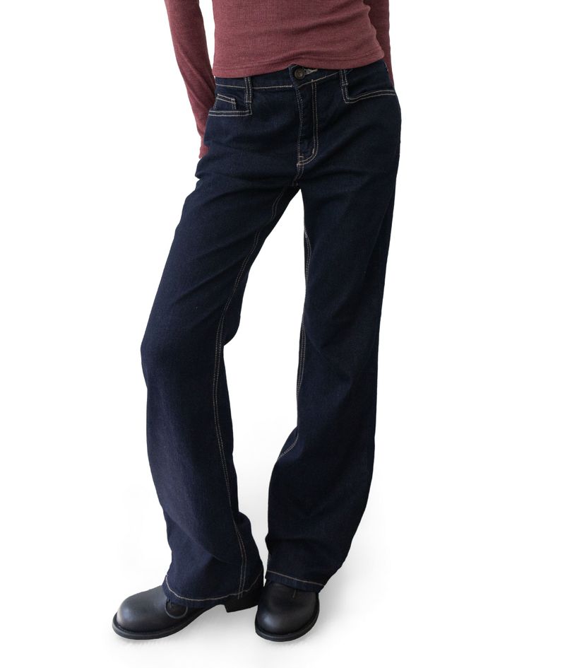 Debbie Bootcut Low-Rise Denim