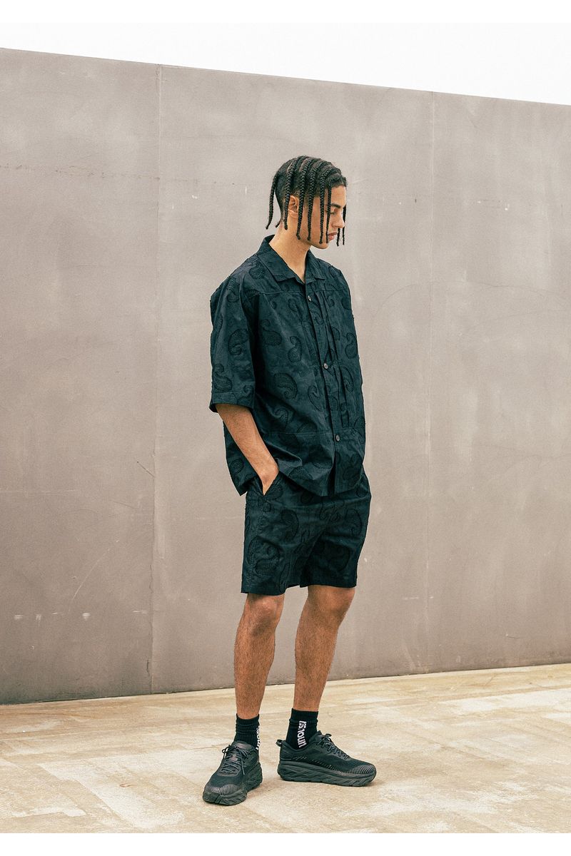 PAISLEY JAQUARD SHORT PANTS