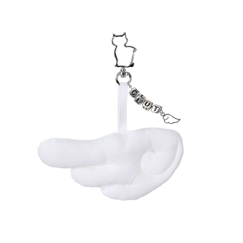 Angel Wing Keyring - WHITE