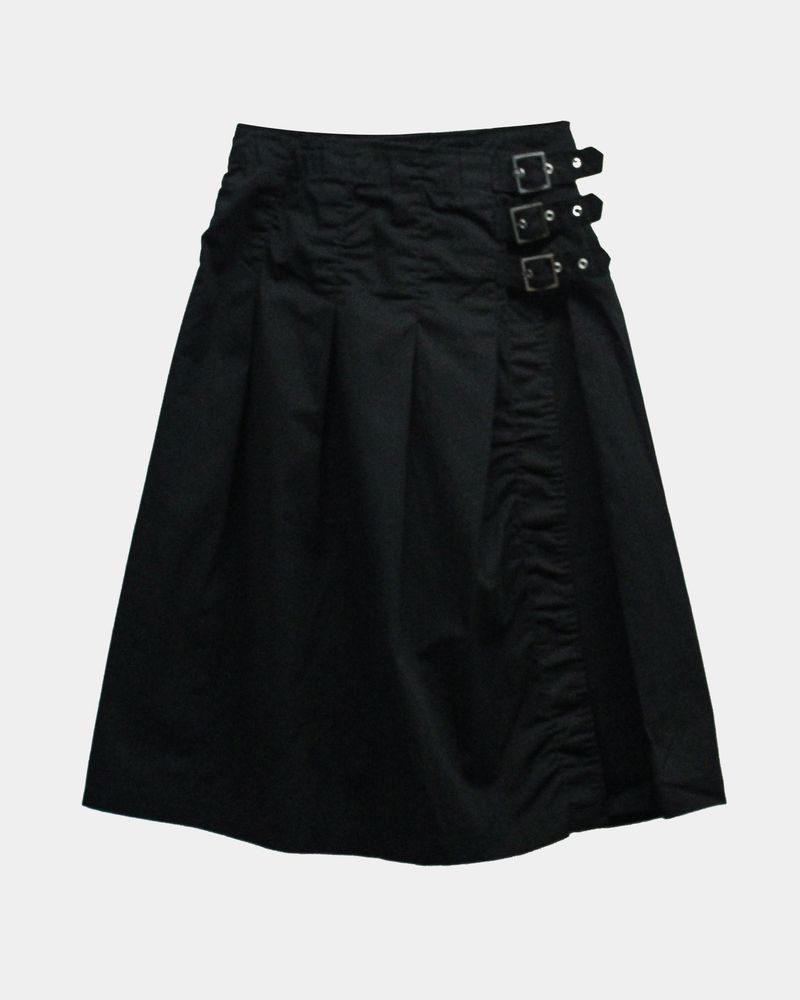 Buckle Wrap Skirt
