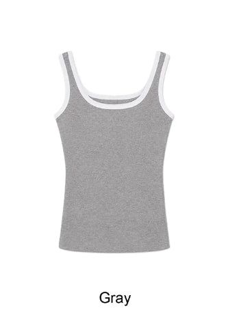 Lean Color Matching Line Sleeveless