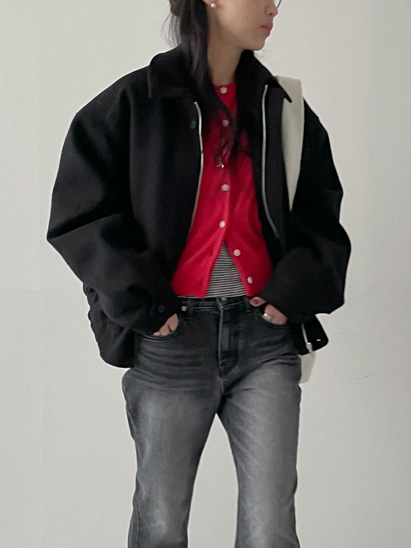 INCHANT ME（インチャントミー）の「[Quilted lining/unisex] News Overfit Blouson Jacket（Jackets/Outerwear）」