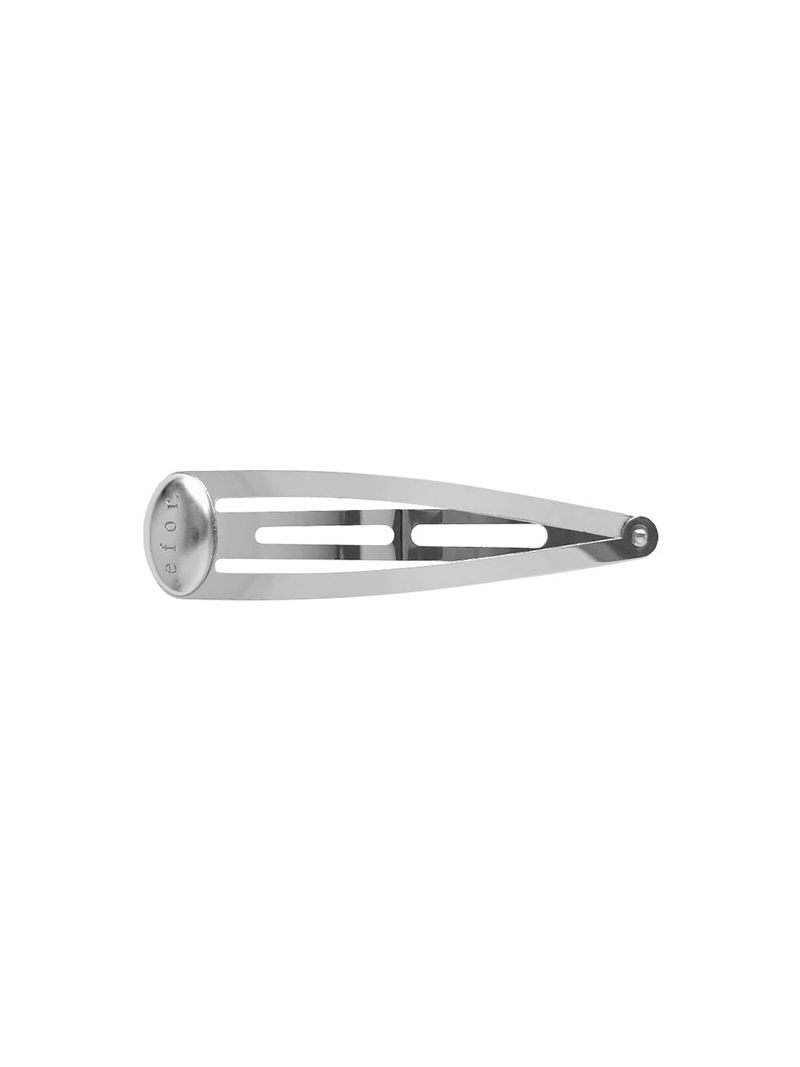 Logo Button Hair Pin 8cm