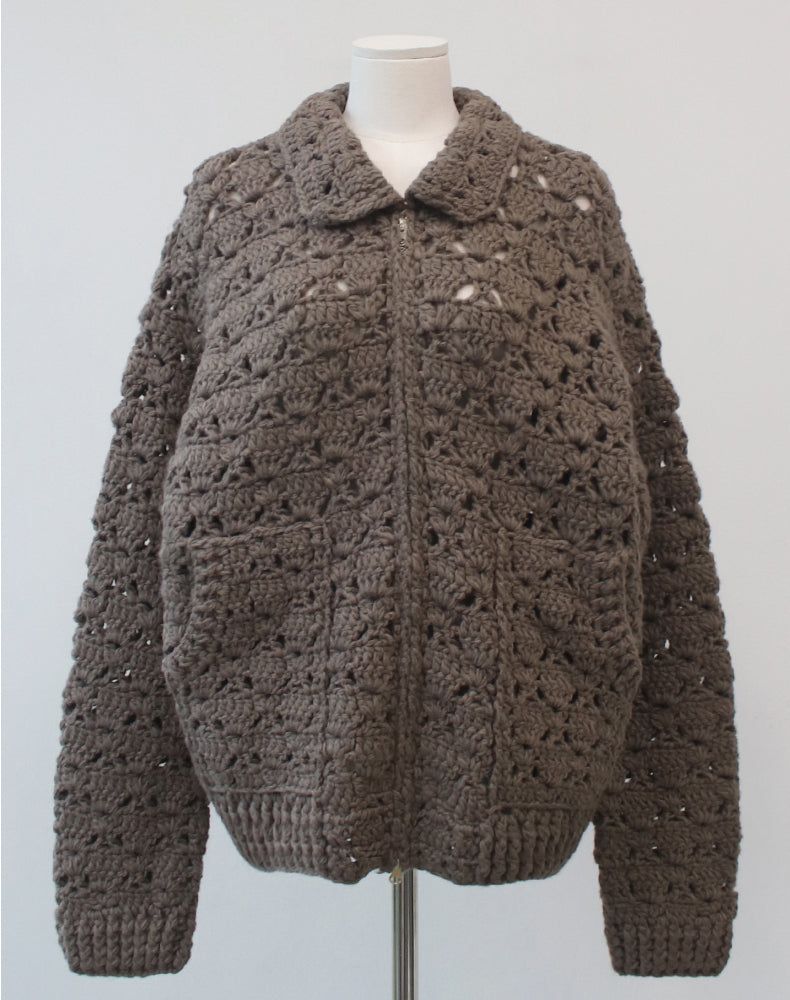 PUPU handmade zip up