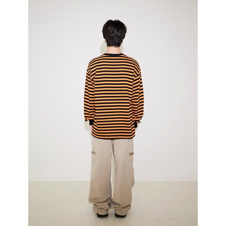 PUNK MANIA Middle Stripe Long sleeves (SSLSTD-0240)