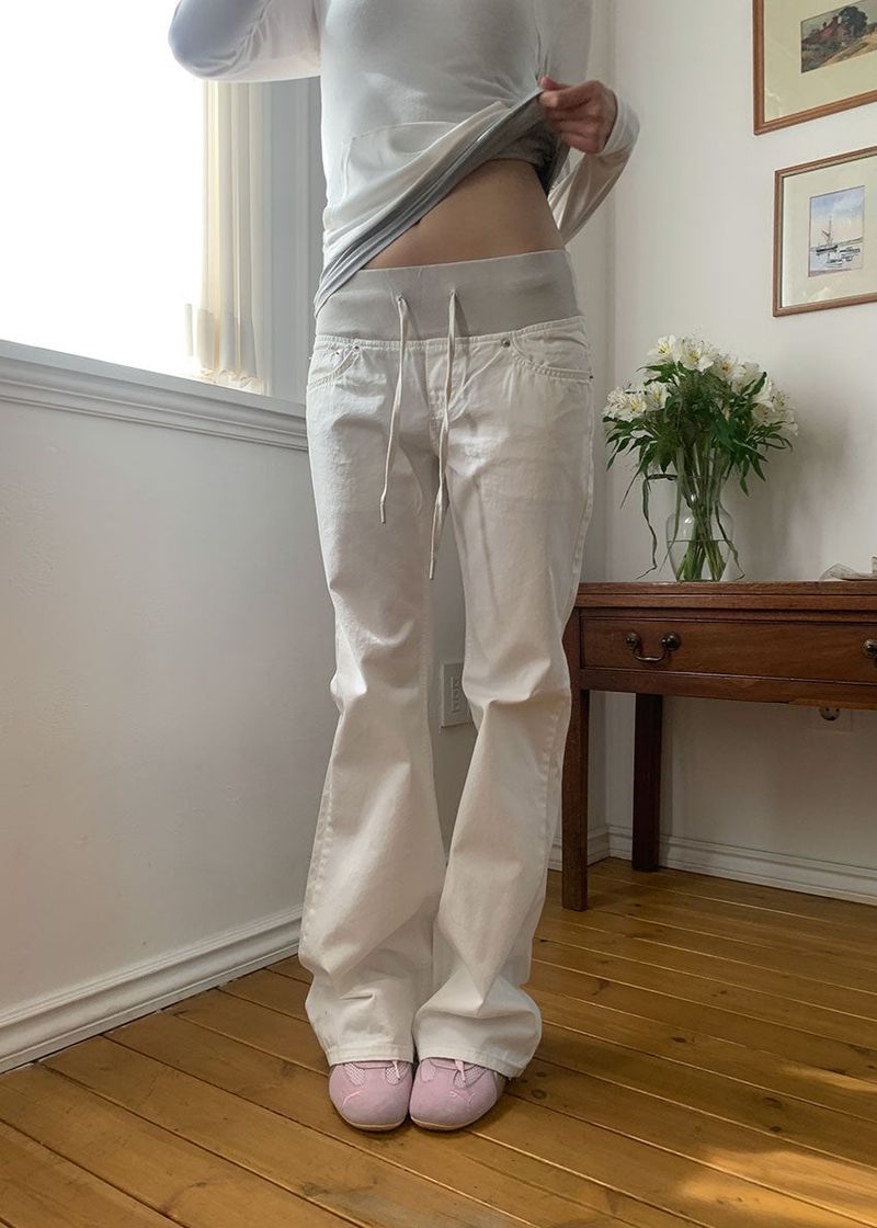 BANDING FLARE PANTS (2color)