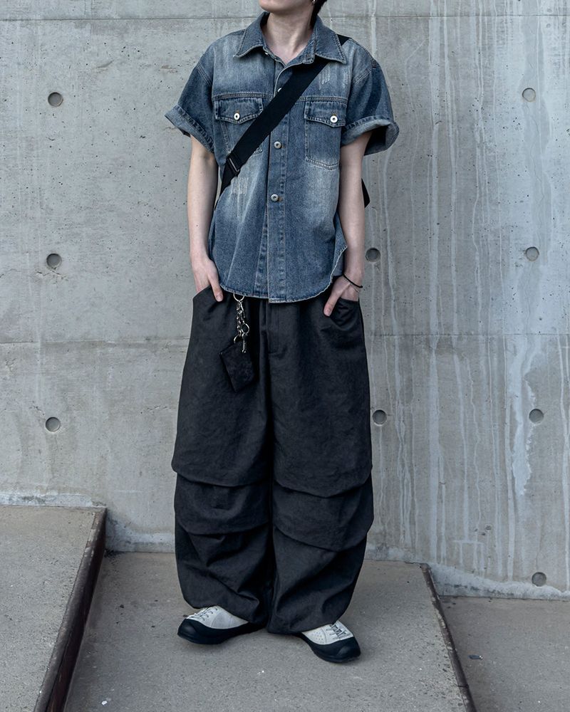 Weather Half Denim Jacket