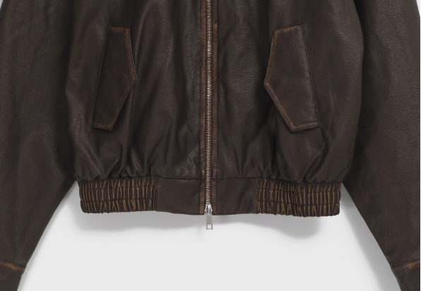 [MADE] Hiben Vintage Leather Jumper