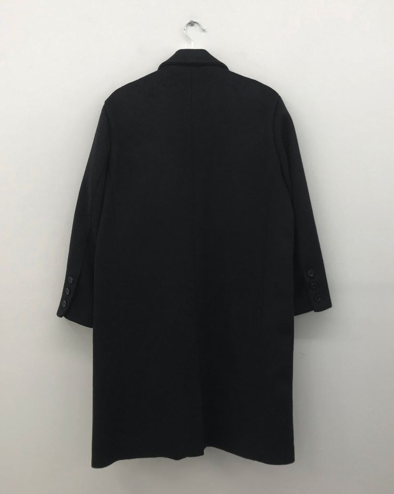 Wool Blend Essential Long Coat (2 Colors)