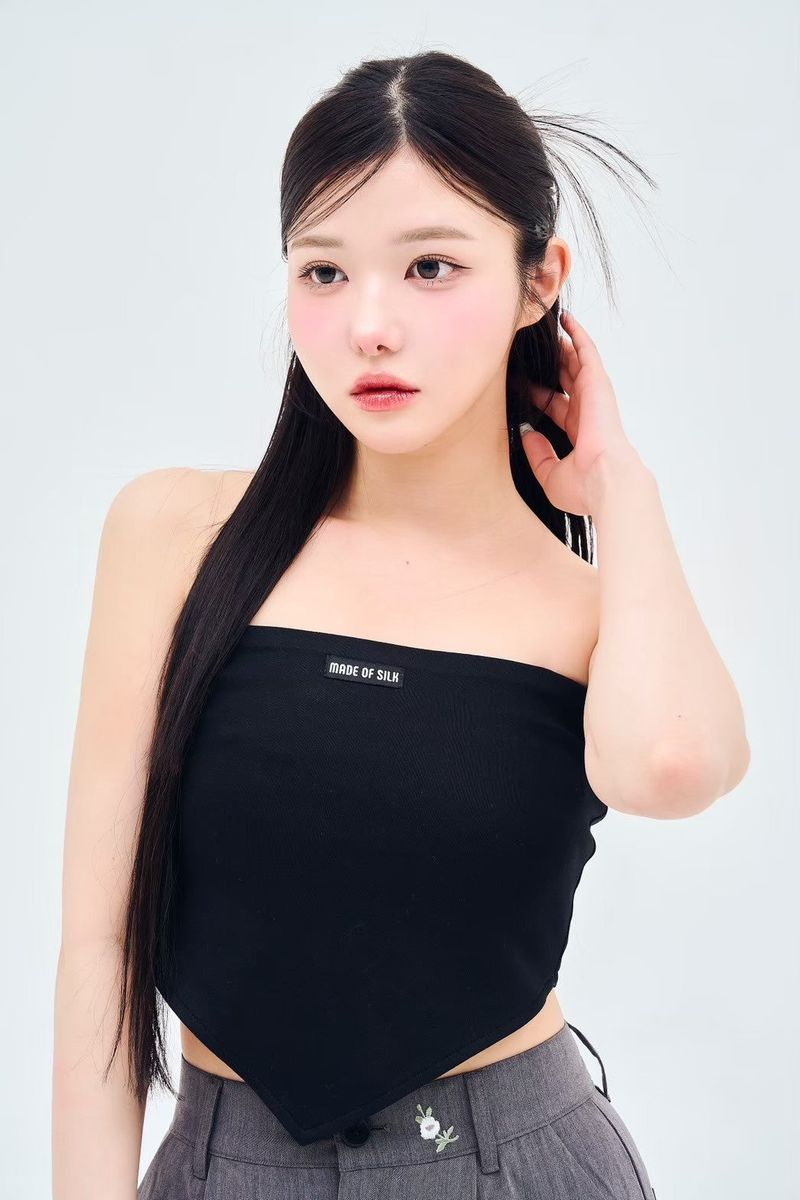 bandana hem top camisole