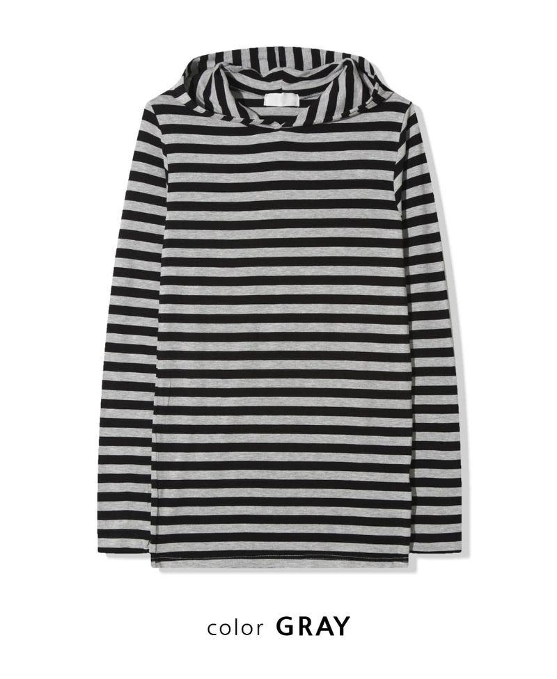 stripe hoody T