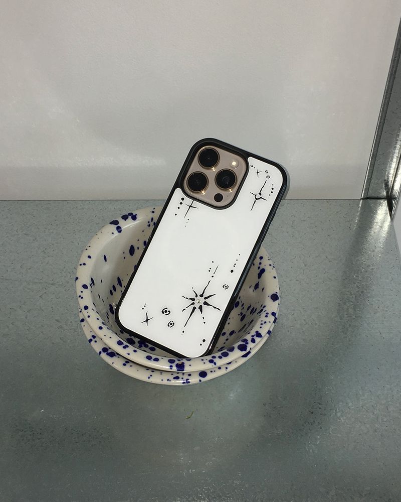 [MADE] Twinkle phone case_Black Bumper