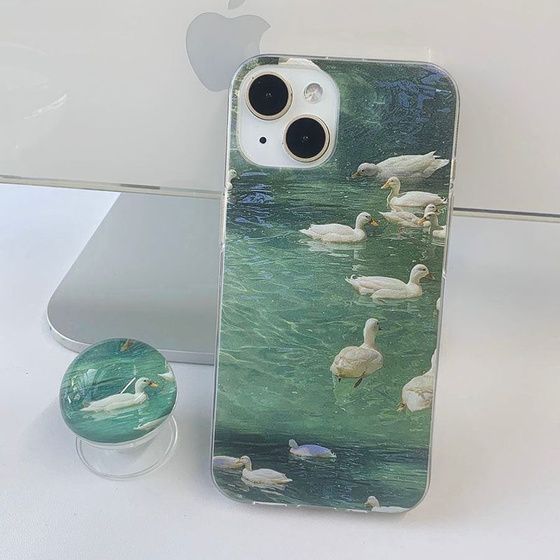 withsome（ウィズサム）の「Swan Lack Bead Tok Case set（Smartphone Accessories）」