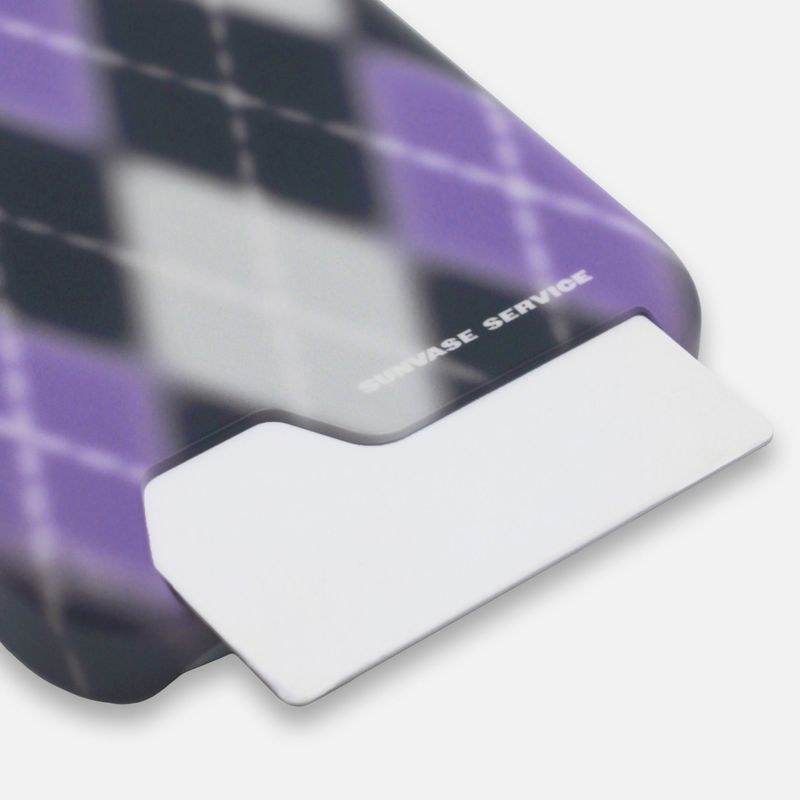 ARGYLE BLUR CASE_PURPLE (matte card hard)