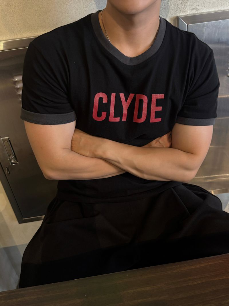 CLYDE muscle ringer short sleeve