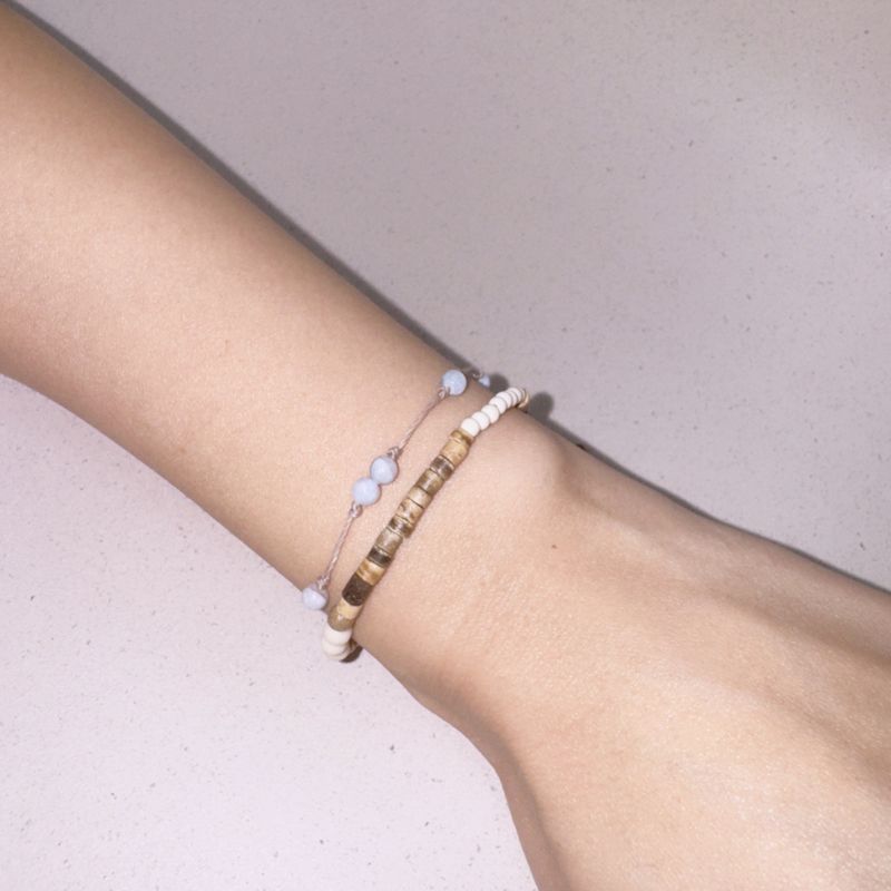 macadamia wood bracelet