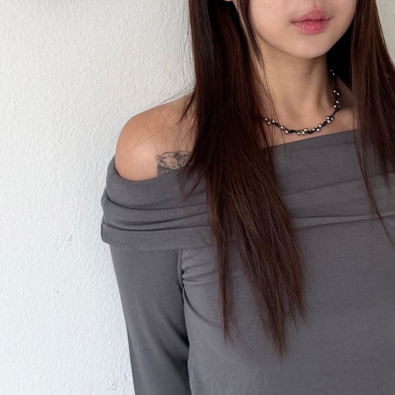Twist Knot Steel Necklace