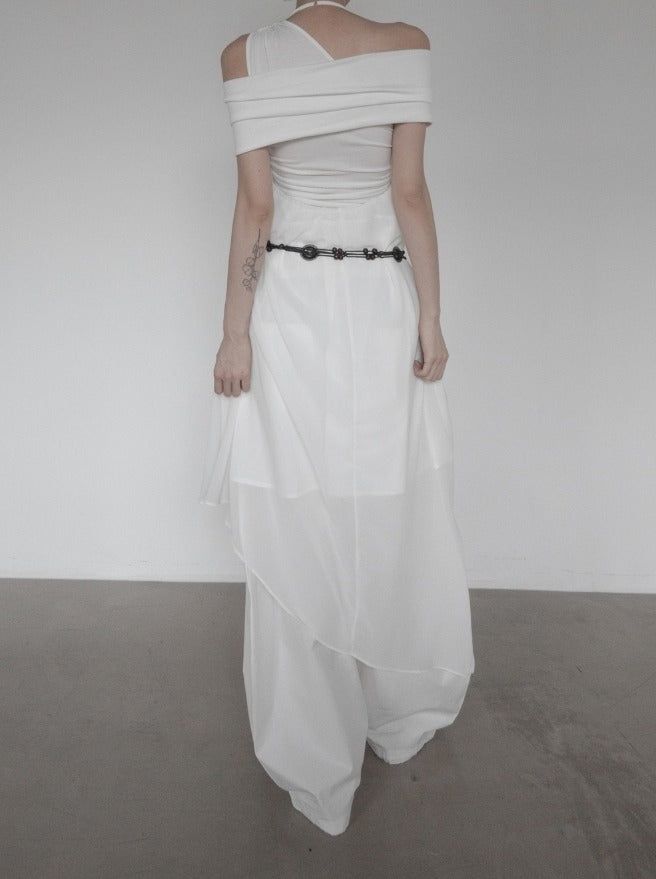 Shear Chiffon Dressy One Piece
