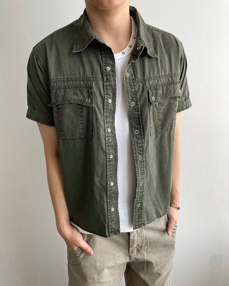 Drif Dyeing Short Sleeve Shirt