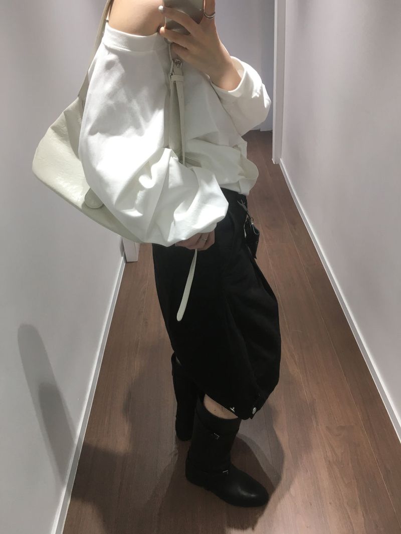 Nice pocket boatneck t-shirt (3color)