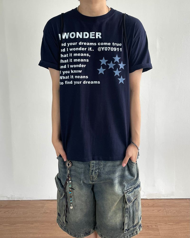 IDF（アイディーエフ）の「ワンダープリントショートスリーブTシャツ（トップス）」