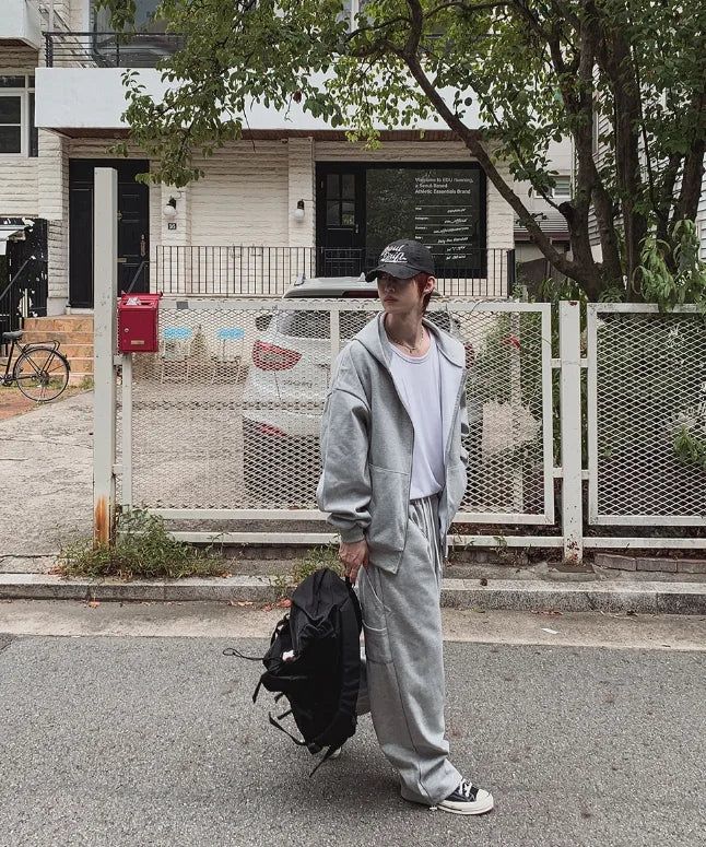 Jet Carpender One-Tuck Wide Sweatpants
