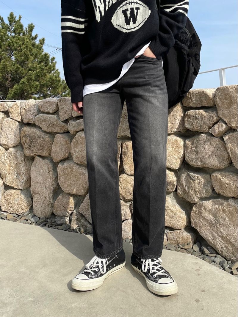 NEVERDOWHY（ネバードゥワイ）の「BRUSH SEMI DENIM PANTS(4COLOR)（Pants）」