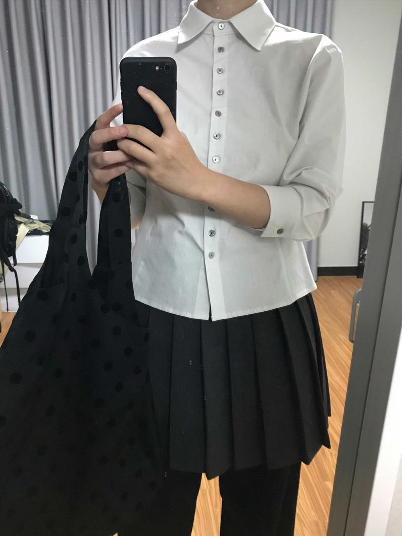 Striped 3/4 Sleeve Shirt
