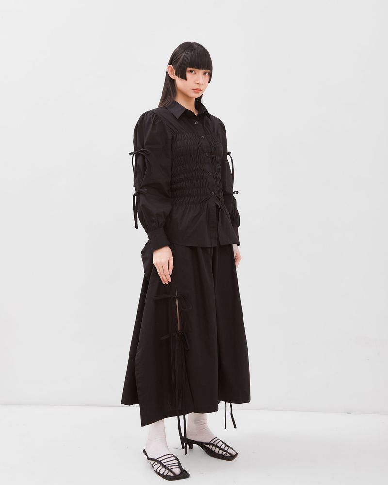 catha（カタ）の「Dilma Ribbon Long Skirt（Skirts）」