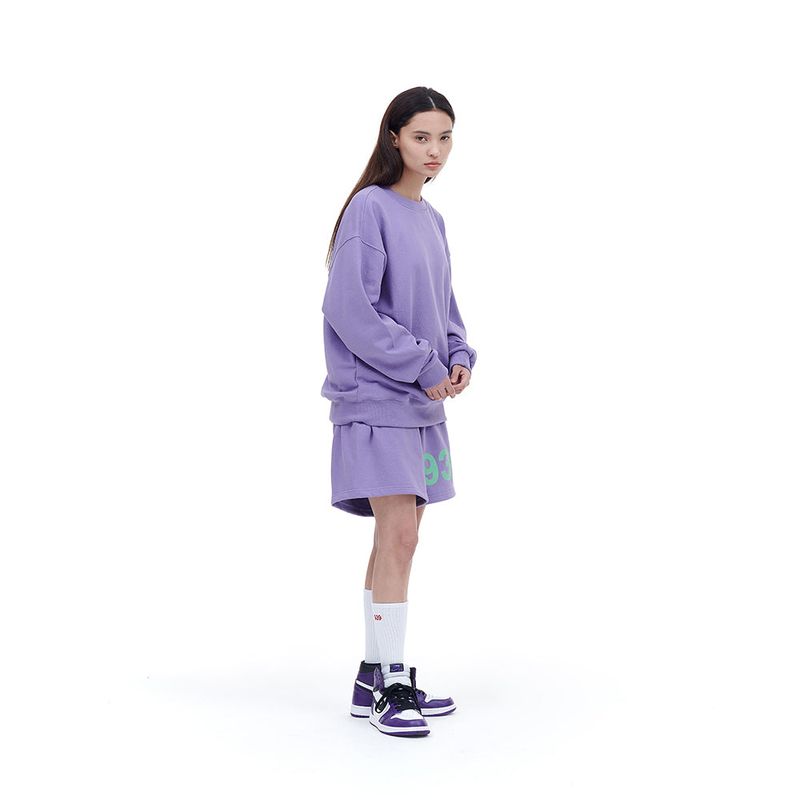 939 LOGO SWEAT SHORTS (LAVENDER)