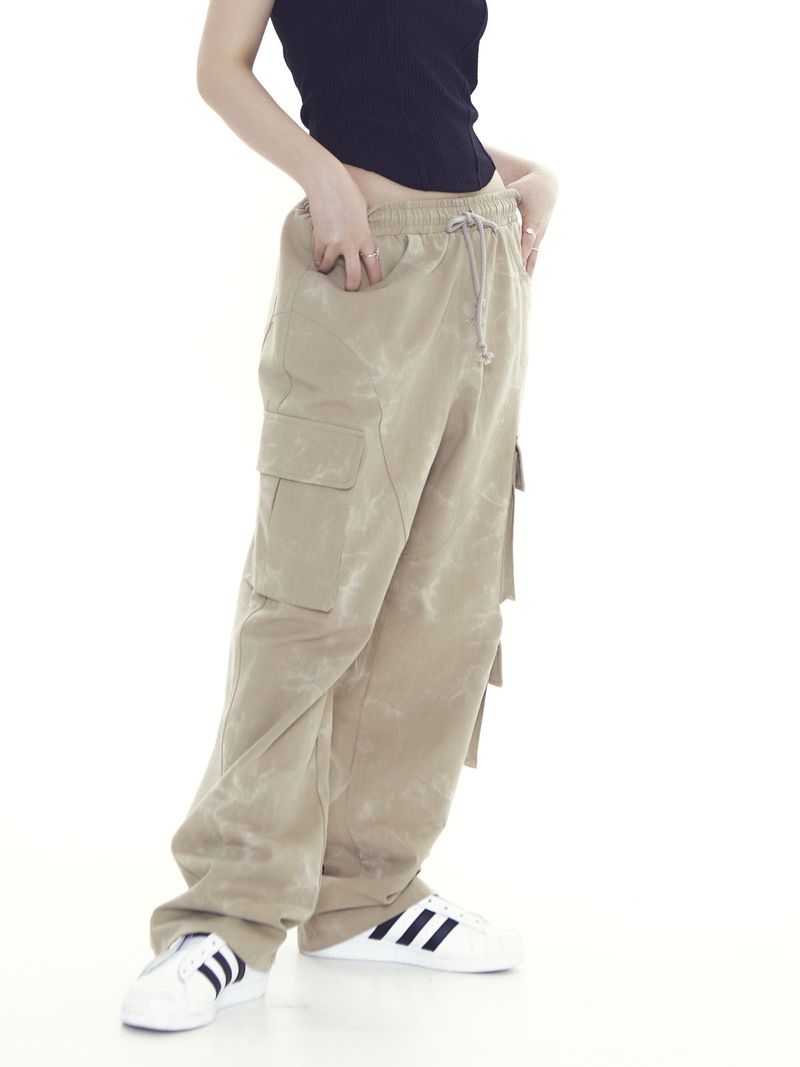 unbalance tiedye cargo pants_be
