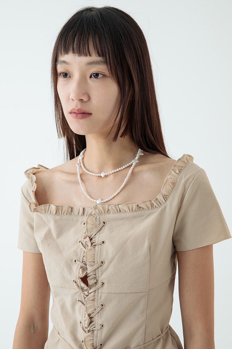 + pearl necklace