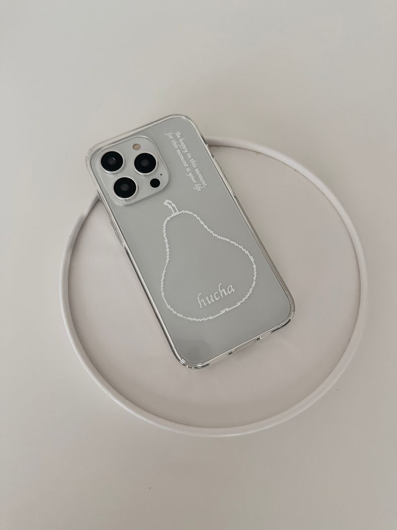 a pear hucha jell hard case