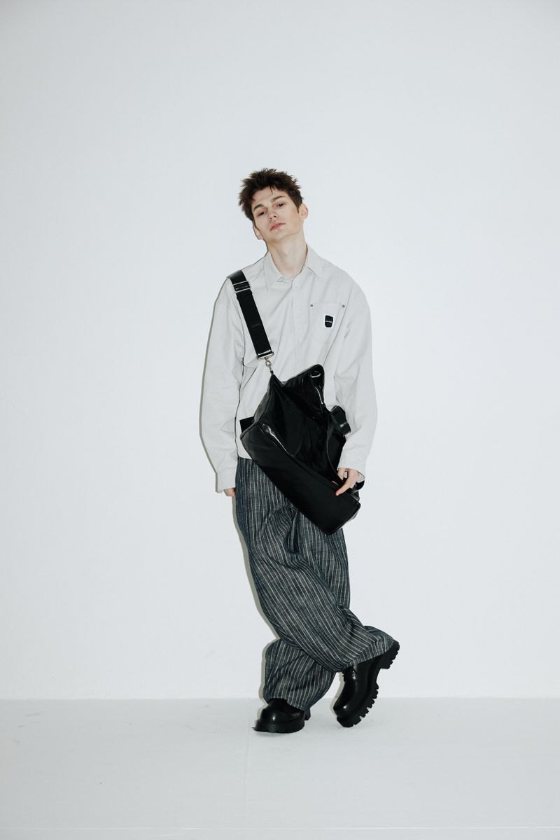 Garment Washed Work Shirts (Lauren-beige)